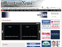 Tablet Screenshot of mountain-news.com